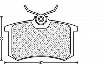 MAGNETI MARELLI 430216170566 -  Комплект тормозных колодок, дисковый тормоз